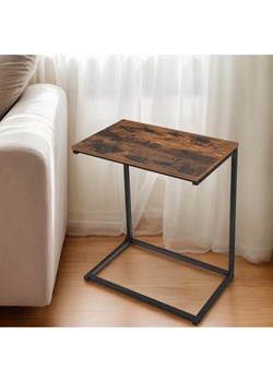 VASAGLE Stolik w kolorze brązowo-czarnym - 55 x 66 x 35 cm ze sklepu Limango Polska w kategorii Stoliki kawowe - zdjęcie 188397237