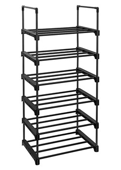 Songmics Regał w kolorze czarnym na buty - 45 x 106 x 30 cm ze sklepu Limango Polska w kategorii Szafy - zdjęcie 188397289