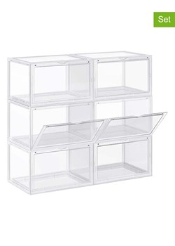 Songmics Pudełka (6 szt.) na buty - 36 x 22 x 28 cm ze sklepu Limango Polska w kategorii Szafy - zdjęcie 188397317