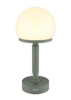 Globo lighting Lampa stołowa LED w kolorze zielonym - wys. 29,5 x Ø 14 cm ze sklepu Limango Polska w kategorii Oświetlenie - zdjęcie 188397648