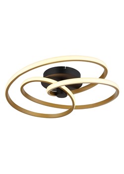 Globo lighting Lampa sufitowa LED "Glyxar" w kolorze złoto-czarnym - wys. 16 x Ø 50 cm ze sklepu Limango Polska w kategorii Oświetlenie - zdjęcie 188398185