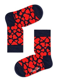Happy Socks Skarpety "Heart" w kolorze czerwono-czarnym ze sklepu Limango Polska w kategorii Skarpetki dziecięce - zdjęcie 188398426