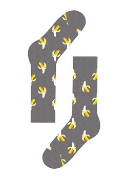 Happy Socks Skarpety w kolorze szarym ze wzorem ze sklepu Limango Polska w kategorii Skarpetki męskie - zdjęcie 188398467