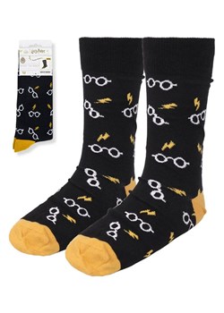Lucky Socks Skarpety "Harry Potter" w kolorze czarno-żółto-białym ze sklepu Limango Polska w kategorii Skarpetki męskie - zdjęcie 188398669