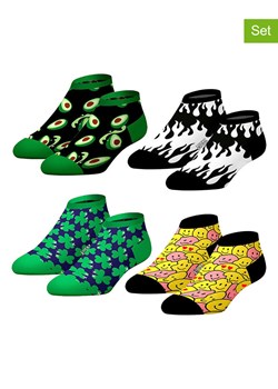 Lucky Socks Skarpety (4 pary) ze wzorem ze sklepu Limango Polska w kategorii Skarpetki męskie - zdjęcie 188398685