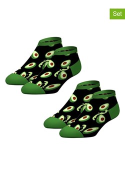 Lucky Socks Skarpety (2 pary) w kolorze czarno-zielonym ze sklepu Limango Polska w kategorii Skarpetki męskie - zdjęcie 188398745