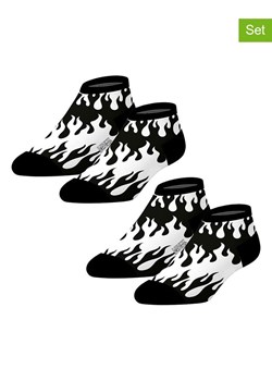 Lucky Socks Skarpety (2 pary) w kolorze czarno-białym ze sklepu Limango Polska w kategorii Skarpetki męskie - zdjęcie 188398748