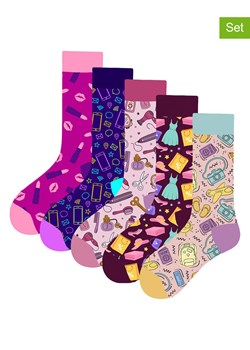 Lucky Socks Skarpety (5 par) ze wzorem ze sklepu Limango Polska w kategorii Skarpetki męskie - zdjęcie 188398787