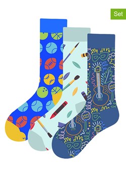 Lucky Socks Skarpety (3 pary) ze wzorem ze sklepu Limango Polska w kategorii Skarpetki męskie - zdjęcie 188398815