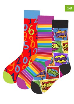 Lucky Socks Skarpety (3 pary) ze wzorem ze sklepu Limango Polska w kategorii Skarpetki męskie - zdjęcie 188398819