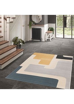 bobochic Dywan "Monique" w kolorze żółto-niebiesko-kremowym ze sklepu Limango Polska w kategorii Dywany - zdjęcie 188398827