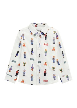Guess Koszula N6RH05 W9CL1 Biały Classic Fit ze sklepu MODIVO w kategorii Koszule chłopięce - zdjęcie 188401487
