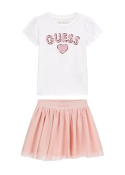 Guess Komplet t-shirt i spódniczka K6RG09 K6YW0 Kolorowy Regular Fit ze sklepu MODIVO w kategorii Komplety dziewczęce - zdjęcie 188401505
