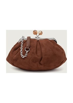 Weekend MaxMara Torebka na ramię WKAVALOIS Pasticcino | zamsz ze sklepu Gomez Fashion Store w kategorii Listonoszki - zdjęcie 188401915