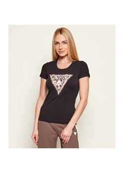GUESS T-shirt LEO | Slim Fit ze sklepu Gomez Fashion Store w kategorii Bluzki damskie - zdjęcie 188402058