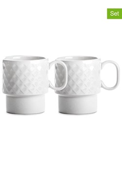 Sagaform Kubki (2 szt.) w kolorze białym do kawy - 250 ml ze sklepu Limango Polska w kategorii Dzbanki i zaparzacze - zdjęcie 188402966