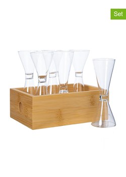 Sagaform 7-częściowy zestaw w kolorze jasnobrązowym - wys. 4 x Ø 13 cm ze sklepu Limango Polska w kategorii Naczynia - zdjęcie 188402985