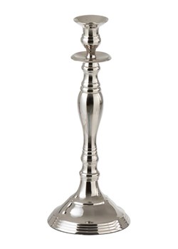 J Line Świecznik w kolorze srebrnym - wys. 34 x Ø 13 cm ze sklepu Limango Polska w kategorii Świeczniki - zdjęcie 188402995