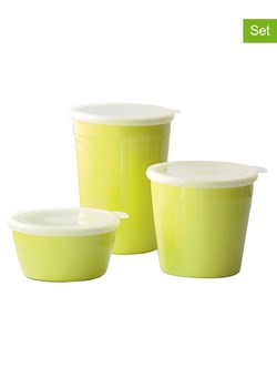 Sauter Pojemniki (3 szt.) w kolorze zielonym na żywność ze sklepu Limango Polska w kategorii Pojemniki kuchenne - zdjęcie 188403165