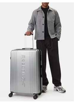 Reebok Walizka duża CEOWB-RBK-WAL-003-07-CCC-L Srebrny ze sklepu MODIVO w kategorii Walizki - zdjęcie 188403635