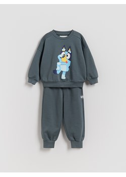 Reserved - Bawełniany komplet Bluey - ciemnoszary ze sklepu Reserved w kategorii Komplety chłopięce - zdjęcie 188404206
