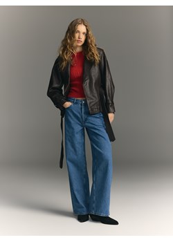 Reserved - Sweter z wełną z alpaki - czerwony ze sklepu Reserved w kategorii Swetry damskie - zdjęcie 188404215