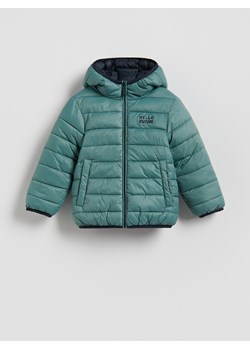 Reserved - Dwustronna kurtka z kapturem - morski ze sklepu Reserved w kategorii Kurtki chłopięce - zdjęcie 188404617
