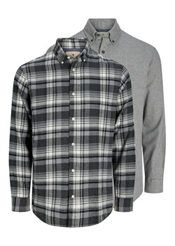 Jack & Jones Komplet koszul Blubarkley 12294328 Szary Regular Fit ze sklepu MODIVO w kategorii Koszule męskie - zdjęcie 188404999