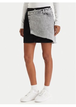 Karl Lagerfeld Jeans Spódnica jeansowa B1W12015 Szary Regular Fit ze sklepu MODIVO w kategorii Spódnice - zdjęcie 188405026