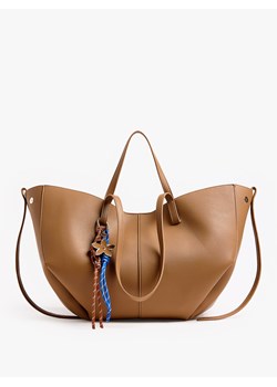 Mohito - Torebka shopper z brelokiem - beżowy ze sklepu Mohito w kategorii Torby Shopper bag - zdjęcie 188405447