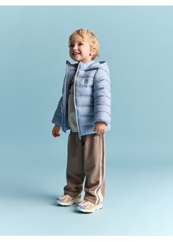 Reserved - Pikowana kurtka z kapturem - jasnoniebieski ze sklepu Reserved w kategorii Kurtki chłopięce - zdjęcie 188405967