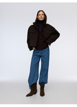 Reserved - Zamszowe botki - ciemnobrązowy ze sklepu Reserved w kategorii Botki - zdjęcie 188407057