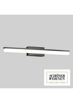 FH Lighting Lampa łazienkowa LED "Wide" w kolorze czarnym - 60 x 7 cm ze sklepu Limango Polska w kategorii Oświetlenie - zdjęcie 188407276