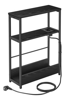 Songmics Stolik w kolorze czarnym - 45 x 58 x 18 cm ze sklepu Limango Polska w kategorii Stoliki kawowe - zdjęcie 188407477