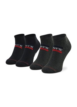 Levi's® Skarpety krótkie 701219507 Czarny ze sklepu MODIVO w kategorii Skarpetki damskie - zdjęcie 188408149