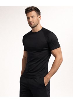 Koszulka sportowa męska t-shirt czarny termoaktywny Recea ze sklepu Recea.pl w kategorii T-shirty męskie - zdjęcie 188408438