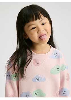 Reserved - Wzorzysta bluza - pastelowy róż ze sklepu Reserved w kategorii Bluzy dziewczęce - zdjęcie 188408828
