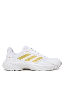 Buty do tenisa adidas Courtjam Control 3 KI0796 Biały ze sklepu eobuwie.pl w kategorii Buty sportowe damskie - zdjęcie 188409989
