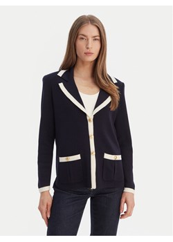 Luisa Spagnoli Kardigan Meridien 100357 Granatowy Regular Fit ze sklepu MODIVO w kategorii Swetry damskie - zdjęcie 188410358