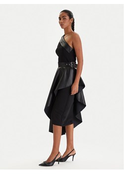 KARL LAGERFELD Sukienka koktajlowa B1W13002 Czarny Slim Fit ze sklepu MODIVO w kategorii Sukienki - zdjęcie 188410365