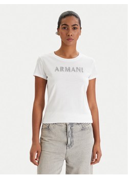 Armani Exchange T-Shirt XW002106 AF10356 U0002 Biały Slim Fit ze sklepu MODIVO w kategorii Bluzki damskie - zdjęcie 188410376