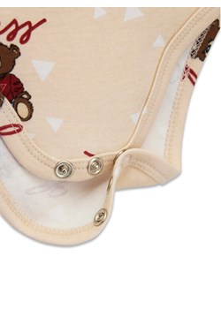 Guess Komplet bluza, body i spodnie dresowe H6RW02 KA6W4 Beżowy Regular Fit ze sklepu MODIVO w kategorii Komplety niemowlęce - zdjęcie 188410385