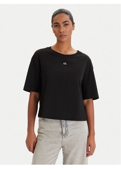 Armani Exchange T-Shirt XW001836 AF10356 UC001 Czarny Regular Fit ze sklepu MODIVO w kategorii Bluzki damskie - zdjęcie 188410416