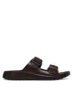 ECCO Klapki Cozmo 55280401667 Brązowy ze sklepu MODIVO w kategorii Klapki męskie - zdjęcie 188410467