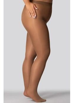 Gładkie rajstopy damskie ciemnobeżowe Queen Size Elizabeth 70 DEN, Kolor ciemnobeżowy, Rozmiar 5, Mona ze sklepu Primodo w kategorii Rajstopy - zdjęcie 188410989