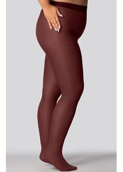Gładkie rajstopy damskie w kolorze wina Queen Size Elizabeth 70 DEN, Kolor wino, Rozmiar 5, Mona ze sklepu Primodo w kategorii Rajstopy - zdjęcie 188410995