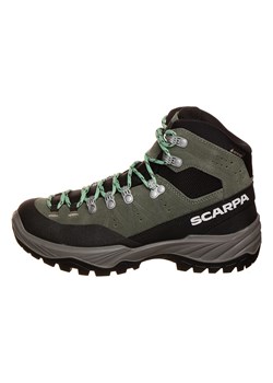 SCARPA Skórzane botki trekkingowe "Boreas" w kolorze zielonym ze sklepu Limango Polska w kategorii Buty trekkingowe damskie - zdjęcie 188411146