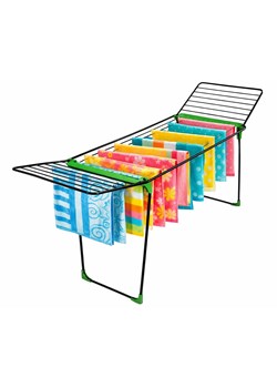 Stalowa składana suszarka na pranie L3-E29 ze sklepu Edinos.pl w kategorii Akcesoria łazienkowe - zdjęcie 188411419