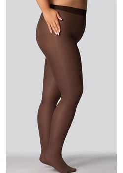 Gładkie rajstopy damskie czekoladowe Queen Size Elizabeth 70 DEN, Kolor czekoladowy, Rozmiar 5, Mona ze sklepu Intymna w kategorii Rajstopy - zdjęcie 188411576