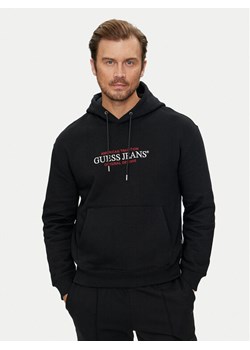 Guess Jeans Bluza M4YQ23 K9V31 Czarny Classic Fit ze sklepu MODIVO w kategorii Bluzy męskie - zdjęcie 188412266